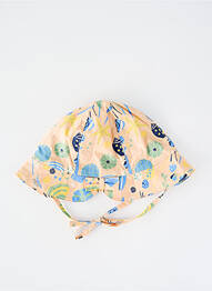 Chapeau fermeture liens à nouer beige MOULIN ROTY fille