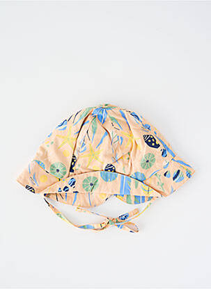 Chapeau tissage popeline beige MOULIN ROTY fille