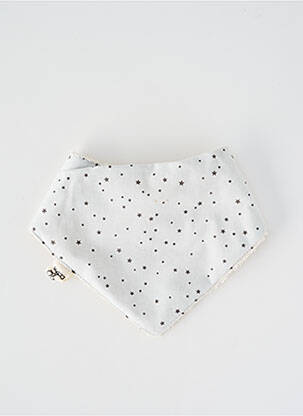 Bavoir gris BABY SHOWER enfant