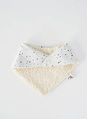 Bavoir gris BABY SHOWER enfant