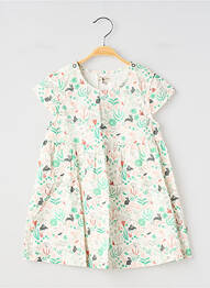 Robe courte manches courtes manches courtes blanc MOULIN ROTY fille