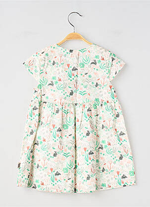 Robe courte manches courtes manches courtes blanc MOULIN ROTY fille
