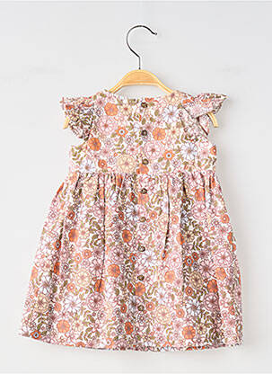 Robe courte manches courtes manches courtes rose SO FAMILY fille