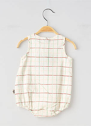 Barboteuse col rond beige MOULIN ROTY enfant