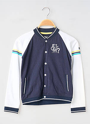 Veste casual manches longues bleu ELLE EST OU LA MER garcon