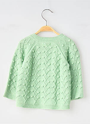 Gilet manches longues coupe cintrée vert MOULIN ROTY enfant