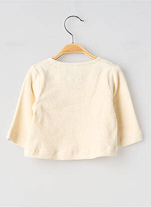 Gilet manches longues coupe droite beige SO FAMILY enfant