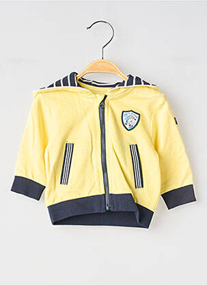 Veste casual manches longues jaune ELLE EST OU LA MER garçon