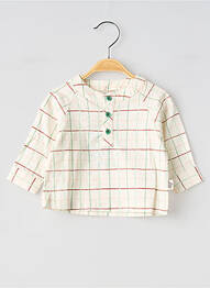 Chemise manches longues beige MOULIN ROTY enfant