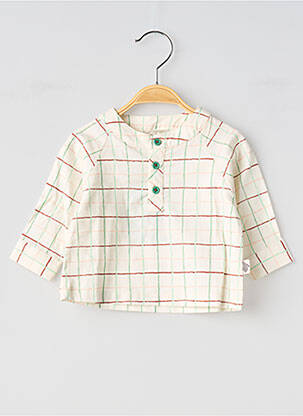 Chemise manches longues beige MOULIN ROTY enfant