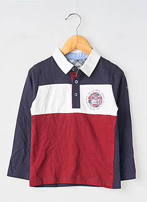 Polo bleu ELLE EST OU LA MER garçon