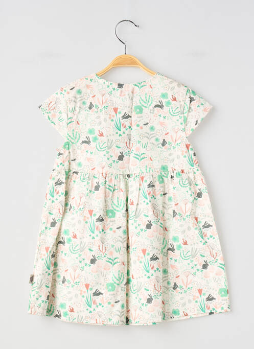 Robe courte manches courtes manches courtes blanc MOULIN ROTY fille
