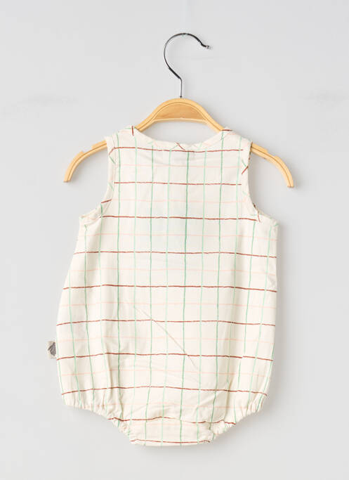 Barboteuse col rond beige MOULIN ROTY enfant