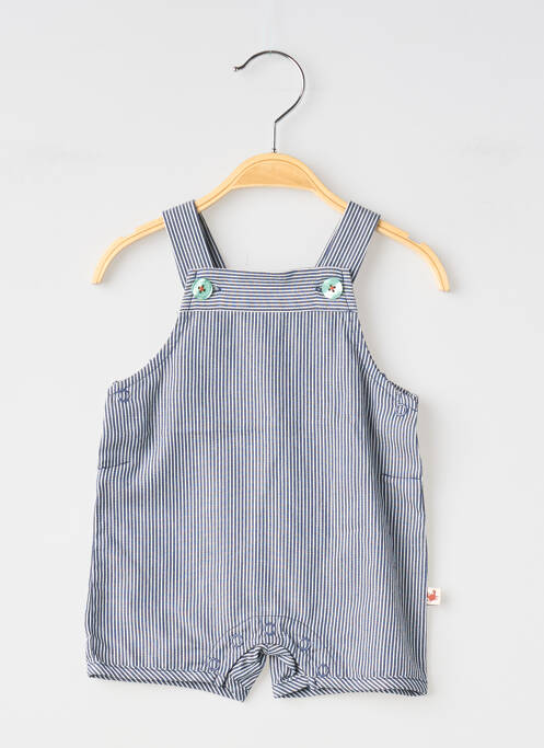 Salopette tissage popeline sans manche bleu MOULIN ROTY garcon