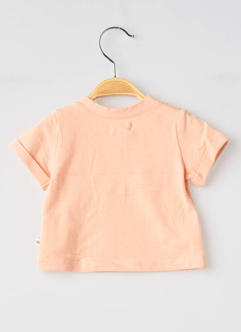 T-shirt stretch manches courtes rose MOULIN ROTY fille