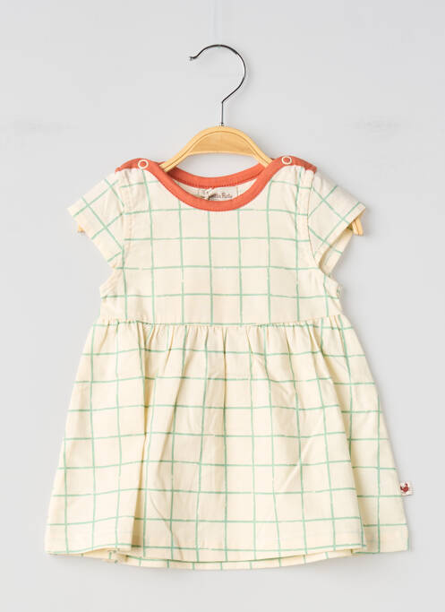 Robe courte beige MOULIN ROTY fille