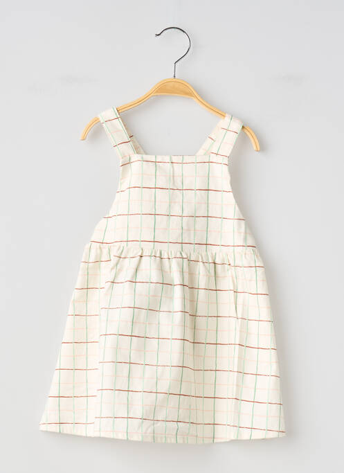 Robe courte blanc MOULIN ROTY fille