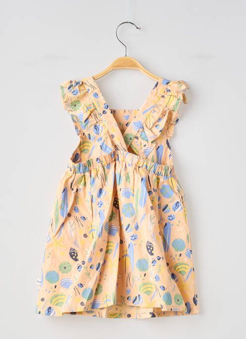 Robe courte orange MOULIN ROTY fille