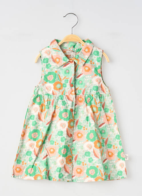 Robe courte vert MOULIN ROTY fille