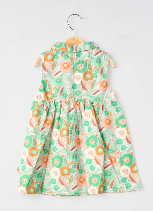 Robe courte vert MOULIN ROTY fille