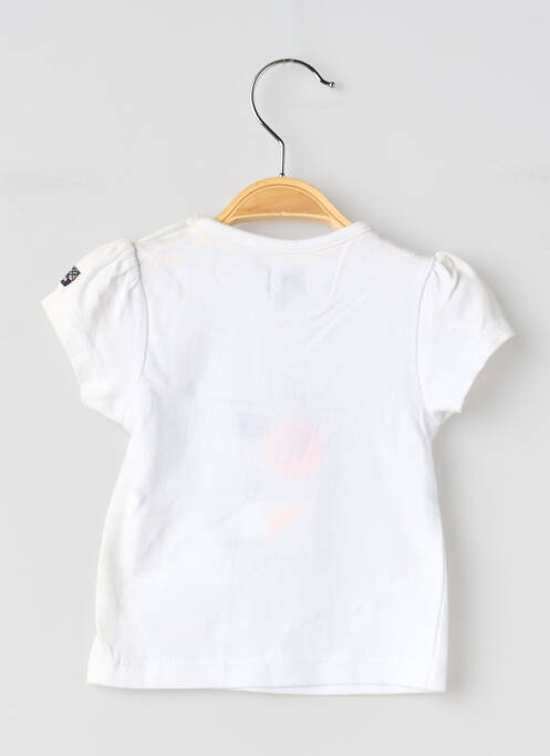 T-shirt blanc ELLE EST OU LA MER fille