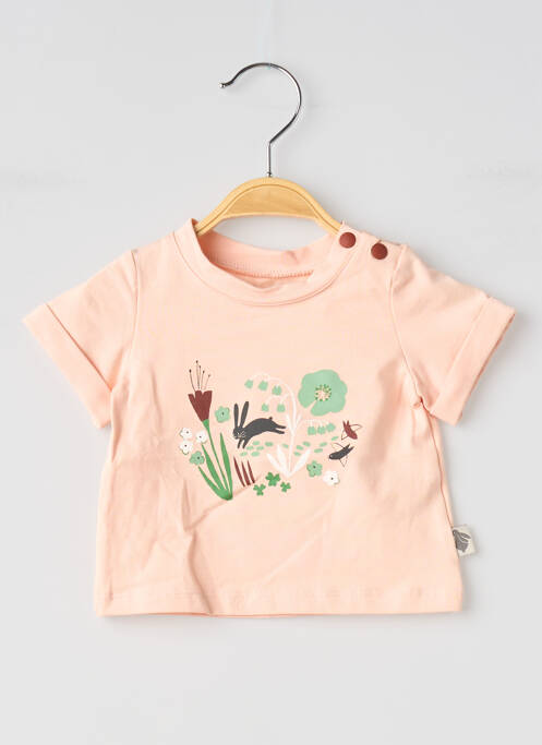 T-shirt rose MOULIN ROTY fille
