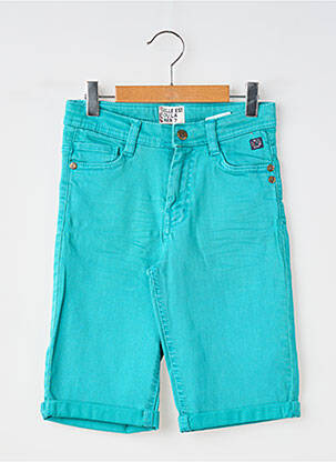 Bermuda tissage denim taille ajustable bleu ELLE EST OU LA MER garçon