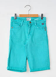 Bermuda tissage denim taille ajustable bleu ELLE EST OU LA MER garcon