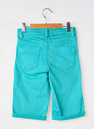 Bermuda tissage denim taille ajustable bleu ELLE EST OU LA MER garçon