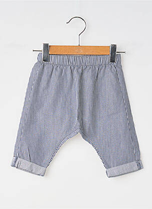 Pantalon droit coupe droite taille élastique bleu MOULIN ROTY garcon