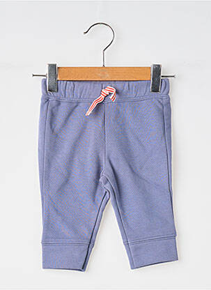 Pantalon droit coupe droite taille élastique bleu MOULIN ROTY garçon