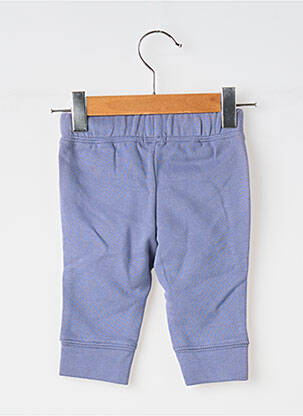 Pantalon droit coupe droite taille élastique bleu MOULIN ROTY garçon