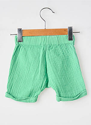 Short taille normale taille élastique vert MOULIN ROTY garçon