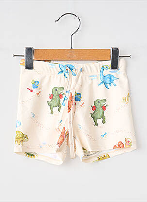 Short de bain stretch beige FILIBABBA garcon