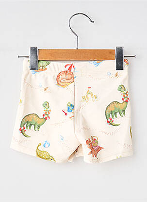 Short de bain stretch beige FILIBABBA garcon