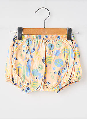 Short taille normale taille élastique orange MOULIN ROTY fille