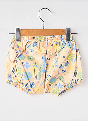 Short taille normale taille élastique orange MOULIN ROTY fille