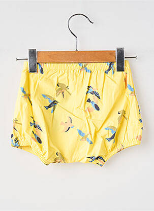 Short taille normale taille élastique jaune MOULIN ROTY fille