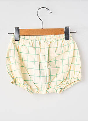 Short tissage popeline taille élastique beige MOULIN ROTY enfant