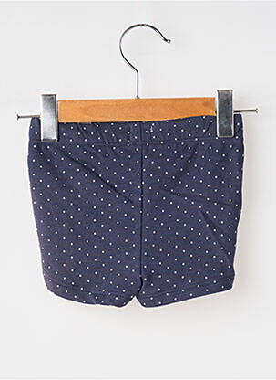 Short taille normale taille élastique bleu ELLE EST OU LA MER fille