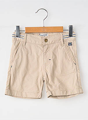 Bermuda beige ELLE EST OU LA MER garçon