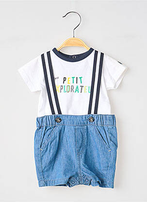 Ensemble pantalon bleu ELLE EST OU LA MER garçon