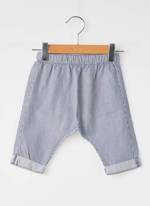 Pantalon droit coupe droite taille élastique bleu MOULIN ROTY garcon