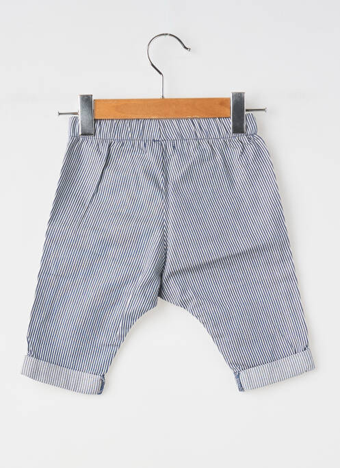 Pantalon droit coupe droite taille élastique bleu MOULIN ROTY garcon