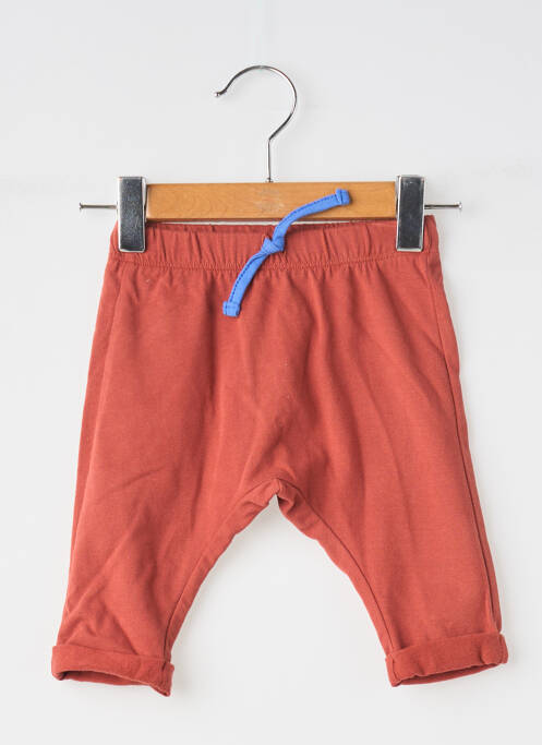 Pantalon droit coupe droite taille élastique rouge MOULIN ROTY garcon