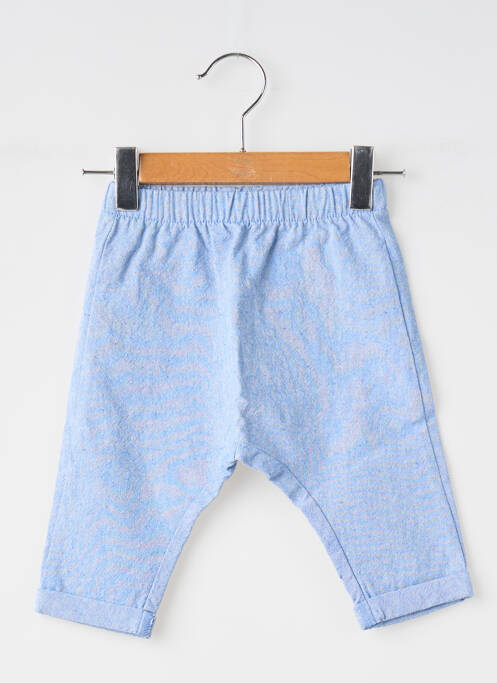 Pantalon droit coupe droite taille élastique bleu MOULIN ROTY garcon