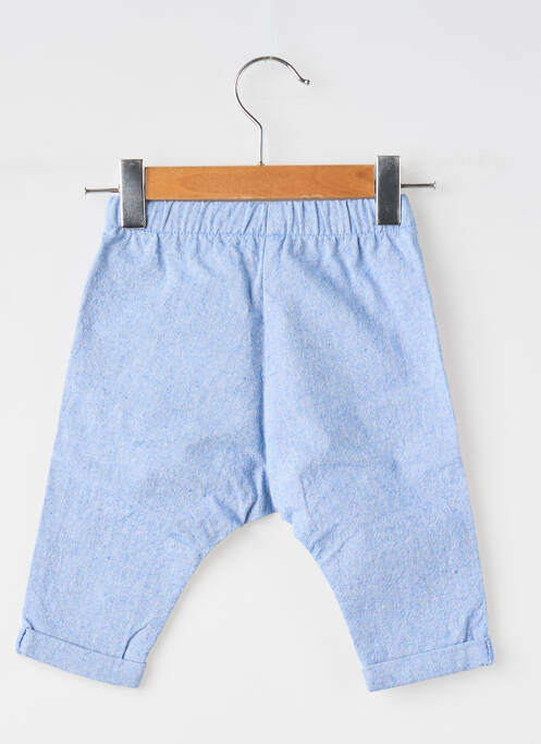 Pantalon droit coupe droite taille élastique bleu MOULIN ROTY garcon