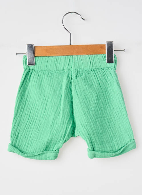 Short taille normale taille élastique vert MOULIN ROTY garcon