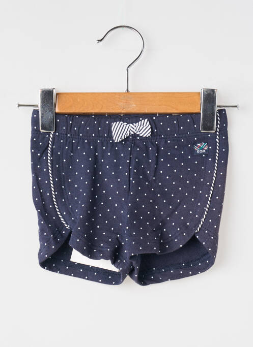 Short taille normale taille élastique bleu ELLE EST OU LA MER fille