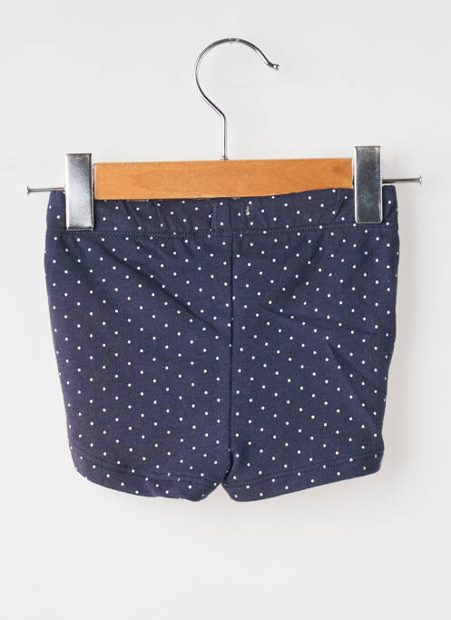 Short taille normale taille élastique bleu ELLE EST OU LA MER fille